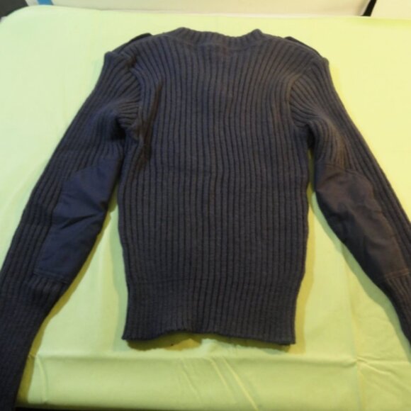 AUTHORIZED US AIR FORCE sz32/34 BRIGADE WOOLY PULLY SWEATER 100% AF BLUE LD 6496 - Picture 9 of 11